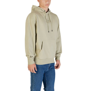 Grüner Baumwoll-Kapuzenpullover