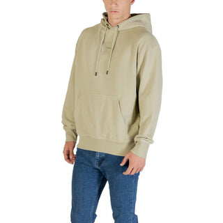 Grüner Baumwoll-Kapuzenpullover
