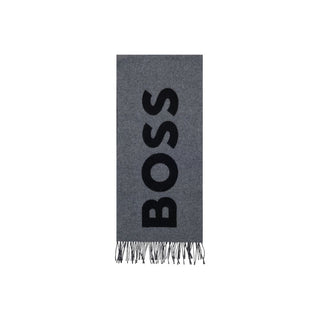 Gray Wool Scarf