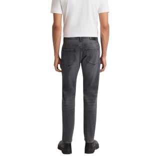 Gray Cotton Relaxed Fit Jeans
