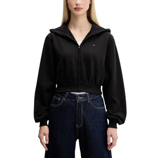 Sudadera con Capucha de Algodón Reciclado Negra
