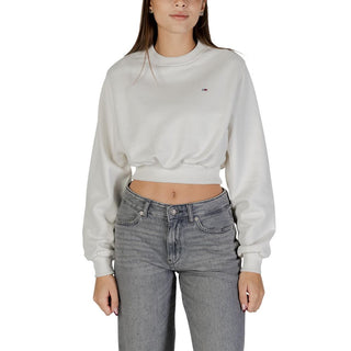 Sudadera de algodón reciclado crema