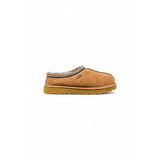 Beige Leder-Stiefeletten