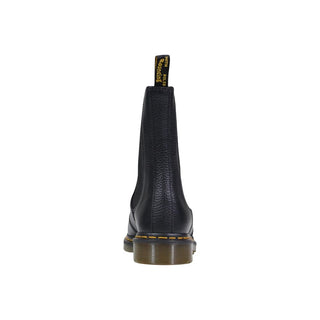 Schwarze Leder-Stiefeletten