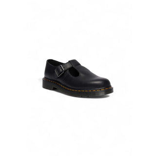 Black Leather Platform Pumps