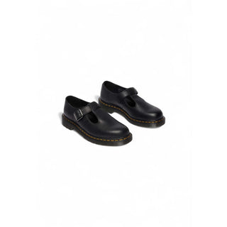 Black Leather Platform Pumps