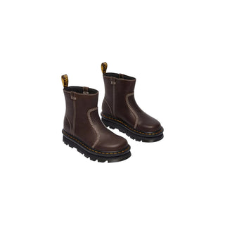 Braune Leder Stiefeletten