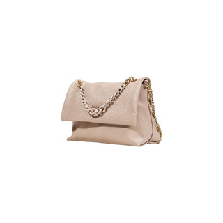 Beige Polyester Handbag