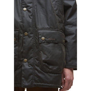 Grüner Baumwollparka