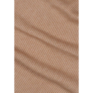 Beigefarbener Schal aus recyceltem Polyester