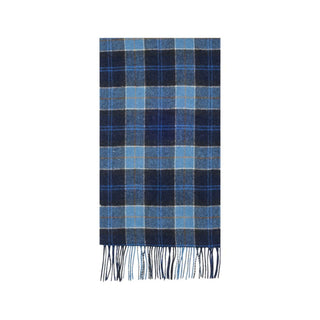 Blauer Wollschal