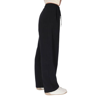 Schwarze Jogginghose aus Baumwolle (Sporthose)