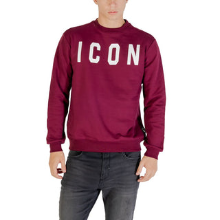 Bordeaux-Baumwoll-Sweatshirt