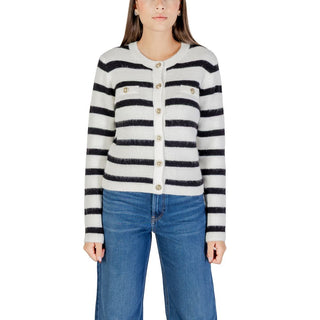 Weißer Marabu-Cardigan