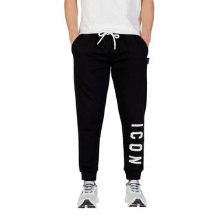 Schwarze Jogginghose aus Baumwolle (Sporthose)