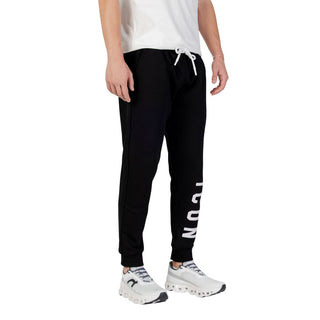 Schwarze Jogginghose aus Baumwolle (Sporthose)