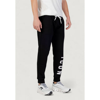 Schwarze Jogginghose aus Baumwolle (Sporthose)