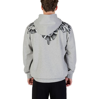 Sudadera con capucha gris de algodón