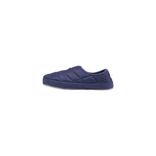 Blue Textile Slippers
