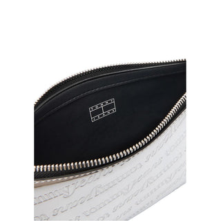 Bolso de mano plateado de polietileno