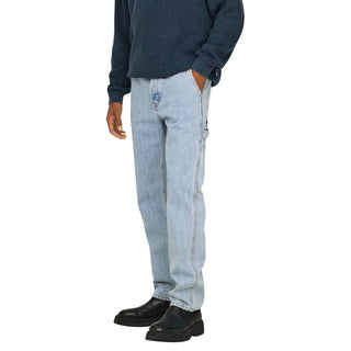 Blaue Relaxed Fit Jeans aus Baumwolle