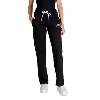Schwarze Jogginghose aus Baumwolle (Sporthose)