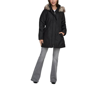 Black Recycled Polyester Parka