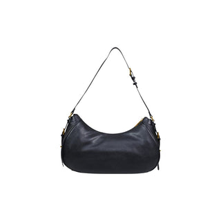 Handtasche aus schwarzem Kunstleder