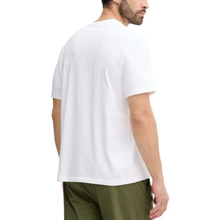 Weißes Baumwoll-T-Shirt