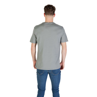 Graues Baumwoll-T-Shirt