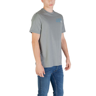 Graues Baumwoll-T-Shirt