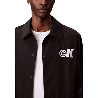 Black Polyester Shell Jacket