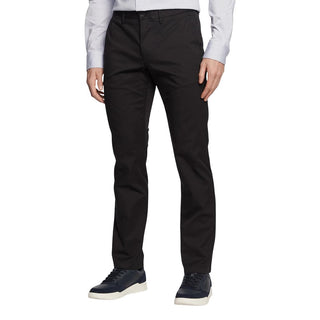 Pantalones casuales negros de algodón reciclado