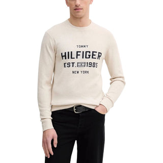 Sudadera beige de algodón orgánico