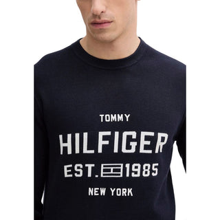 Sudadera azul de algodón orgánico