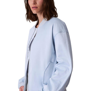 Blauer Bomber aus recyceltem Polyester