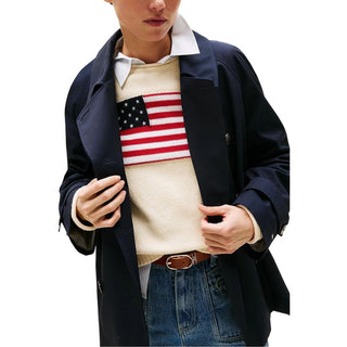 Blue Organic Cotton Coat