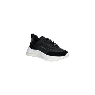 Black Leather Athletic Sneakers