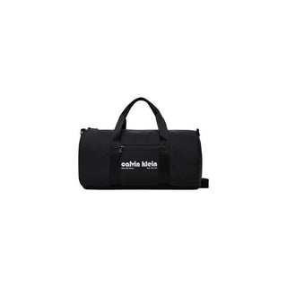 Bolsa de deporte negra de poliéster reciclado