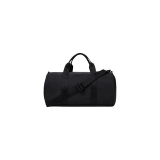 Bolsa de deporte negra de poliéster reciclado