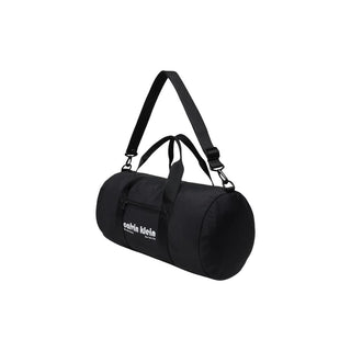 Bolsa de deporte negra de poliéster reciclado