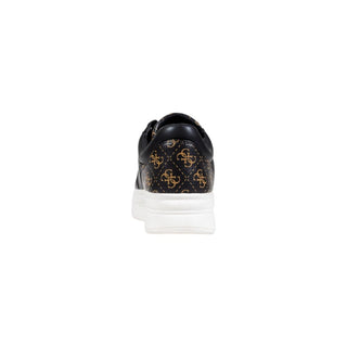 Bicolor Polyester Low Top Sneakers
