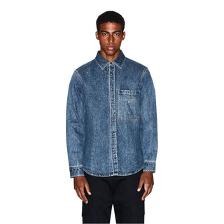 Blaues Jeanshemd