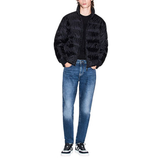 Black Polyamide Full-Length Jacket
