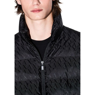 Black Polyamide Full-Length Jacket