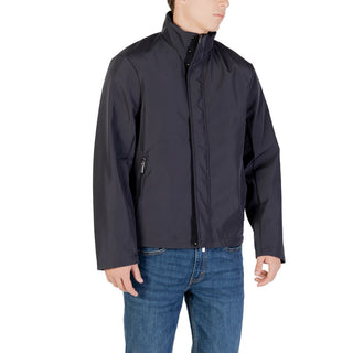Blue Polyester Shell Jacket
