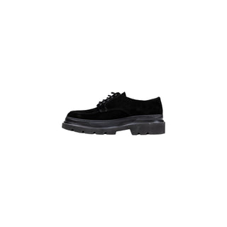 Black Leather Oxfords And Derbies