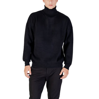 Schwarzes Viskose-Sweatshirt