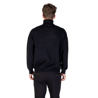 Schwarzes Viskose-Sweatshirt