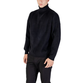 Schwarzes Viskose-Sweatshirt
